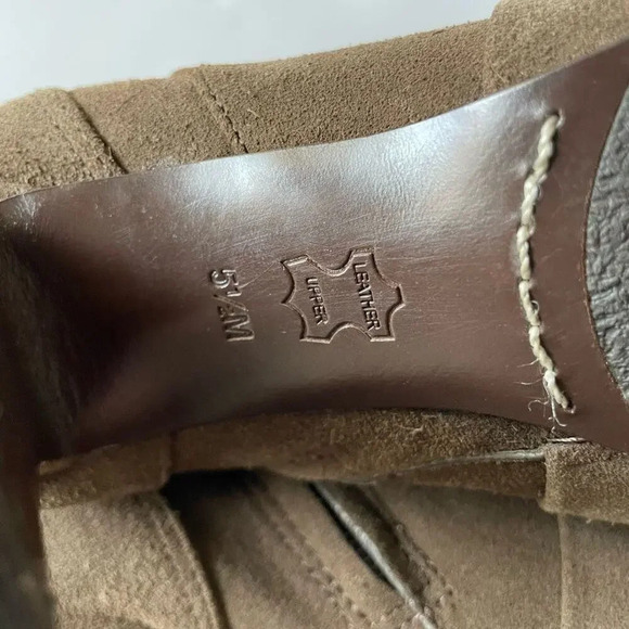 Tory Burch Milan Suede Bootie Women’s 5.5 Brown Heel Boho Festival‎ - Picture 9 of 13